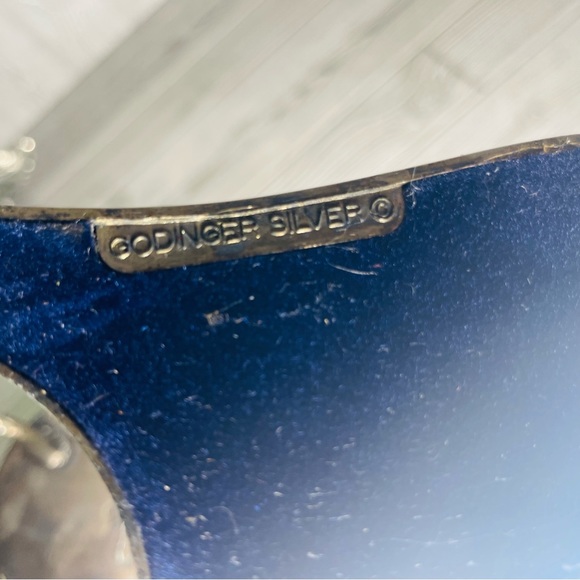 Vintage Godinger Silver Reindeer Christmas Candle Holder Bowl & matching sticks - Picture 8 of 9